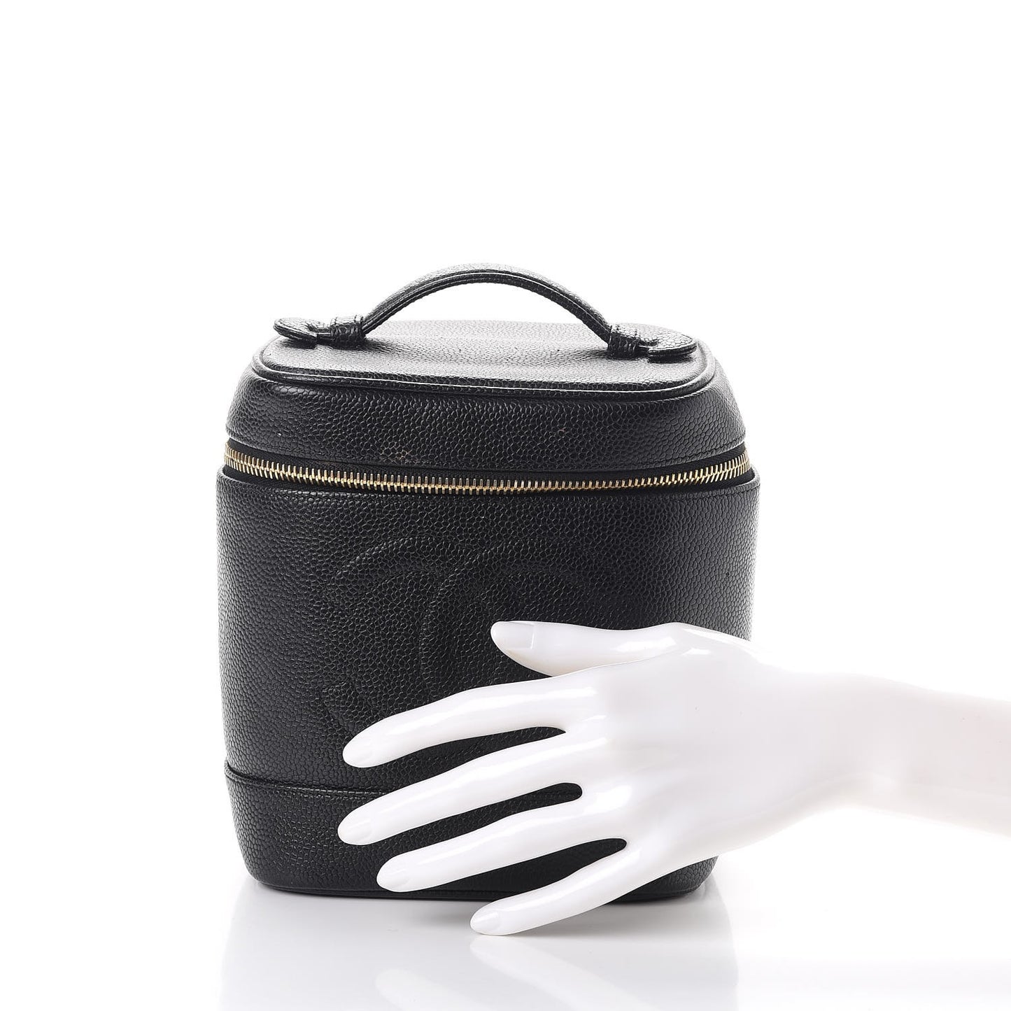 Caviar Cosmetic Vanity Bag Black