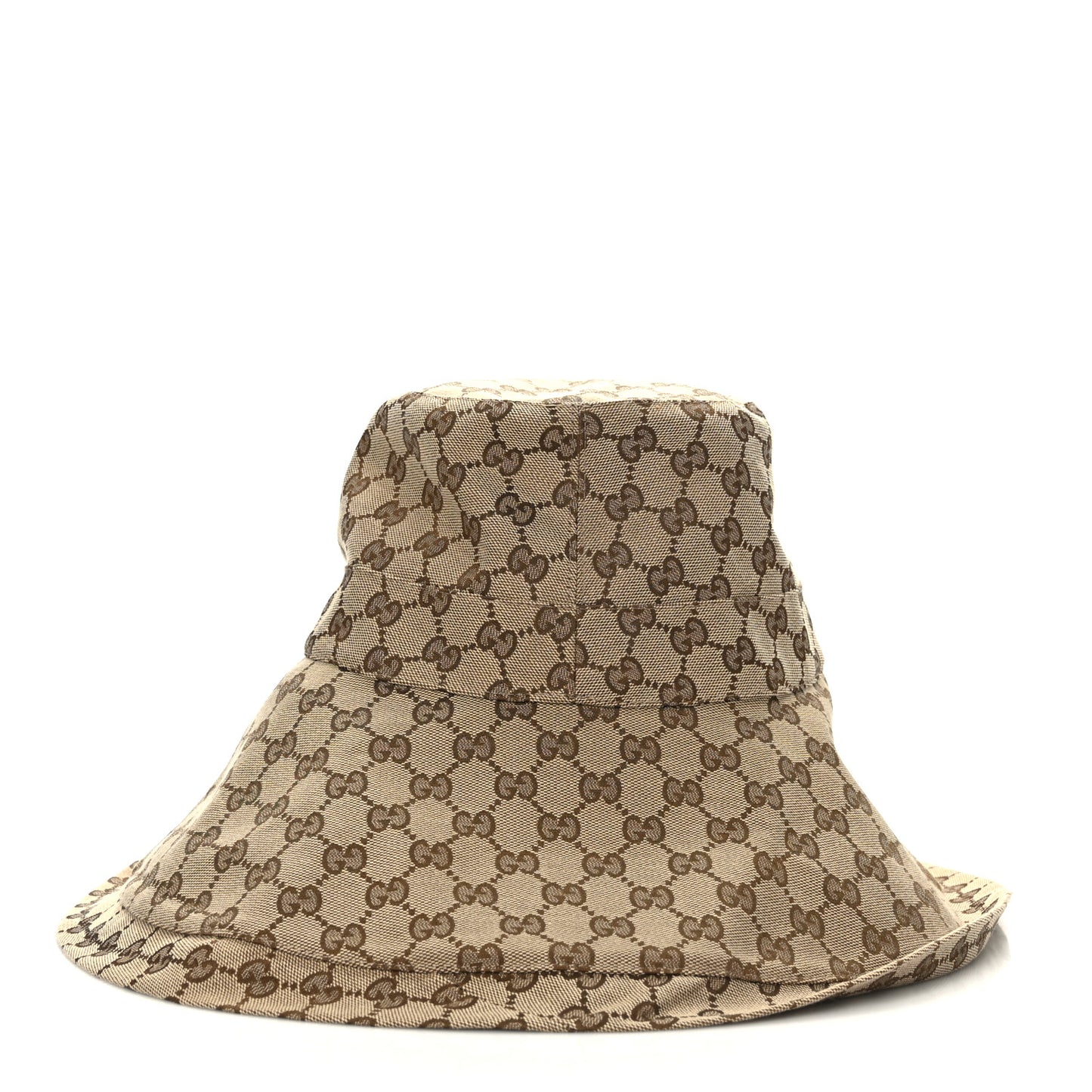 Monogram Wide Brim Hat L Beige