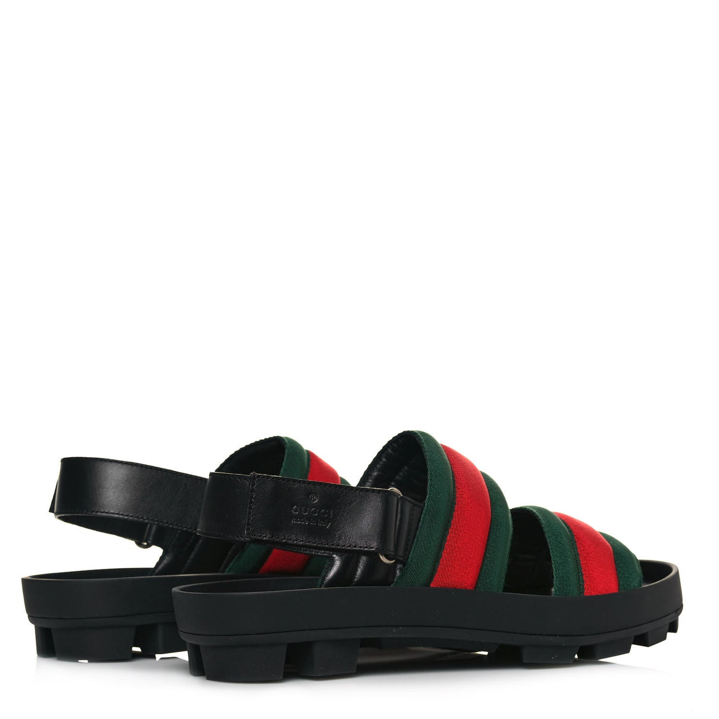 Nylon Cirano Lux Web Mens Cleat Sole Slingback Sandals 9 Green Red Black