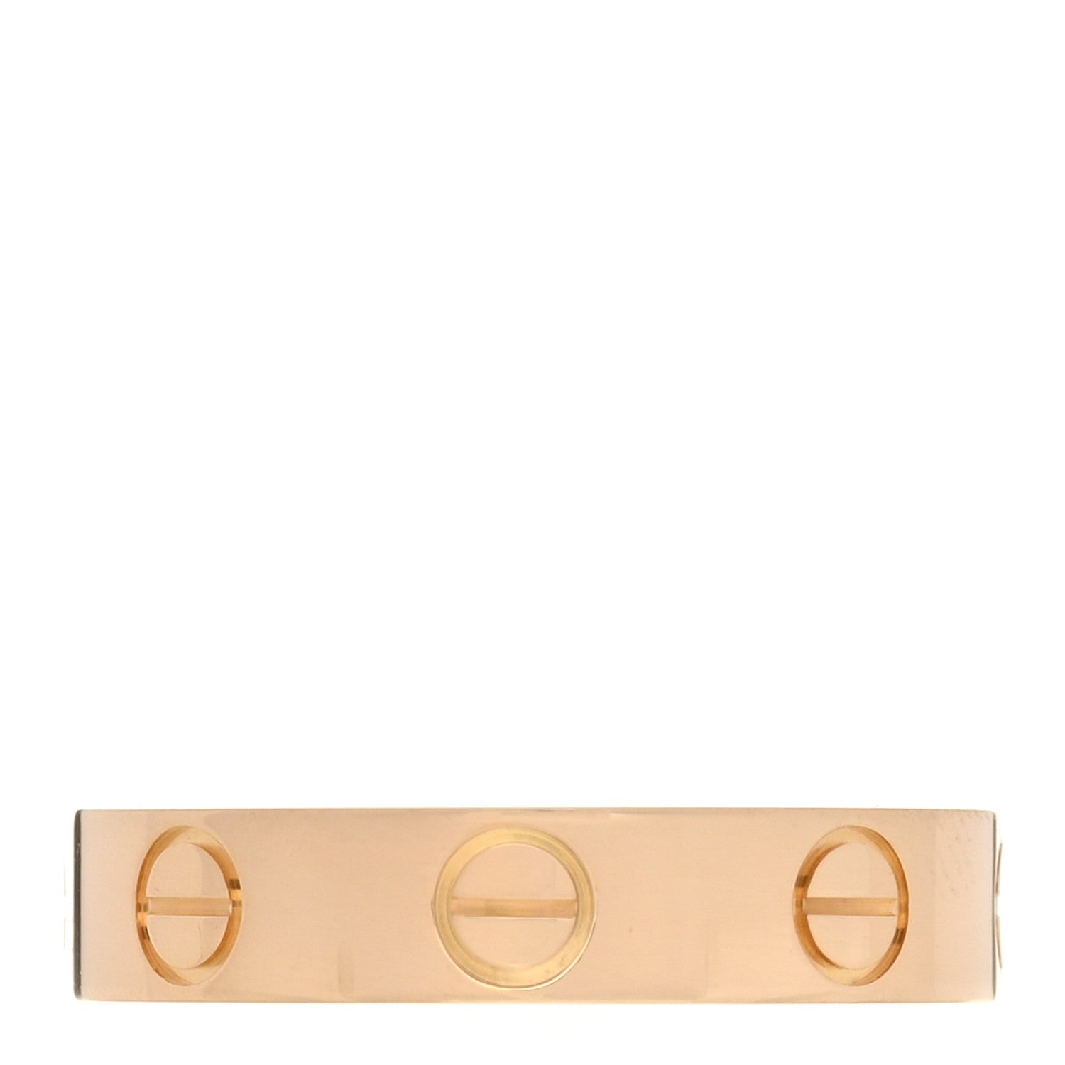 Cartier 18K Yellow Gold 3.5mm LOVE Wedding Band Ring 47 4 3 of 4
