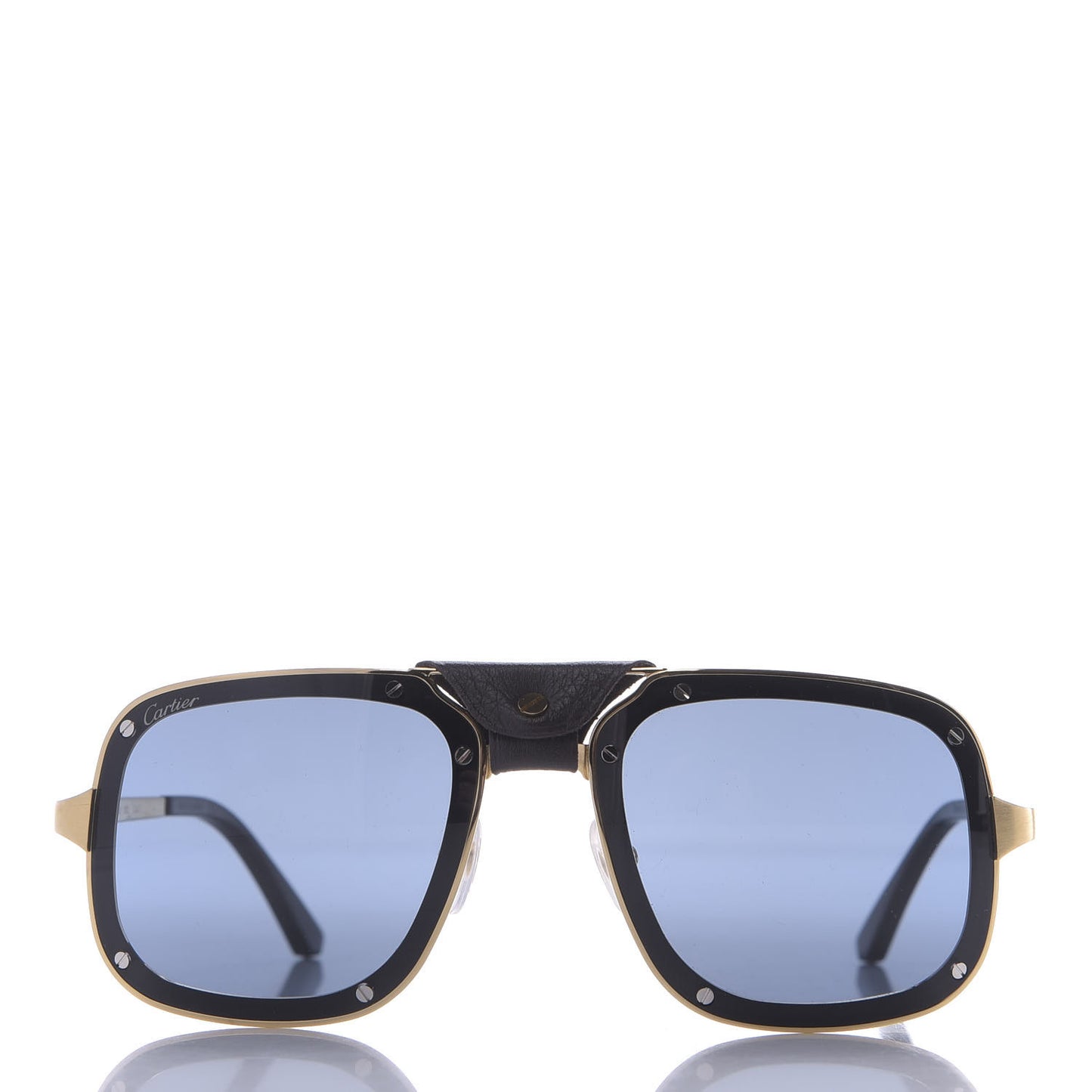 Titanium Santos De Sunglasses Gold