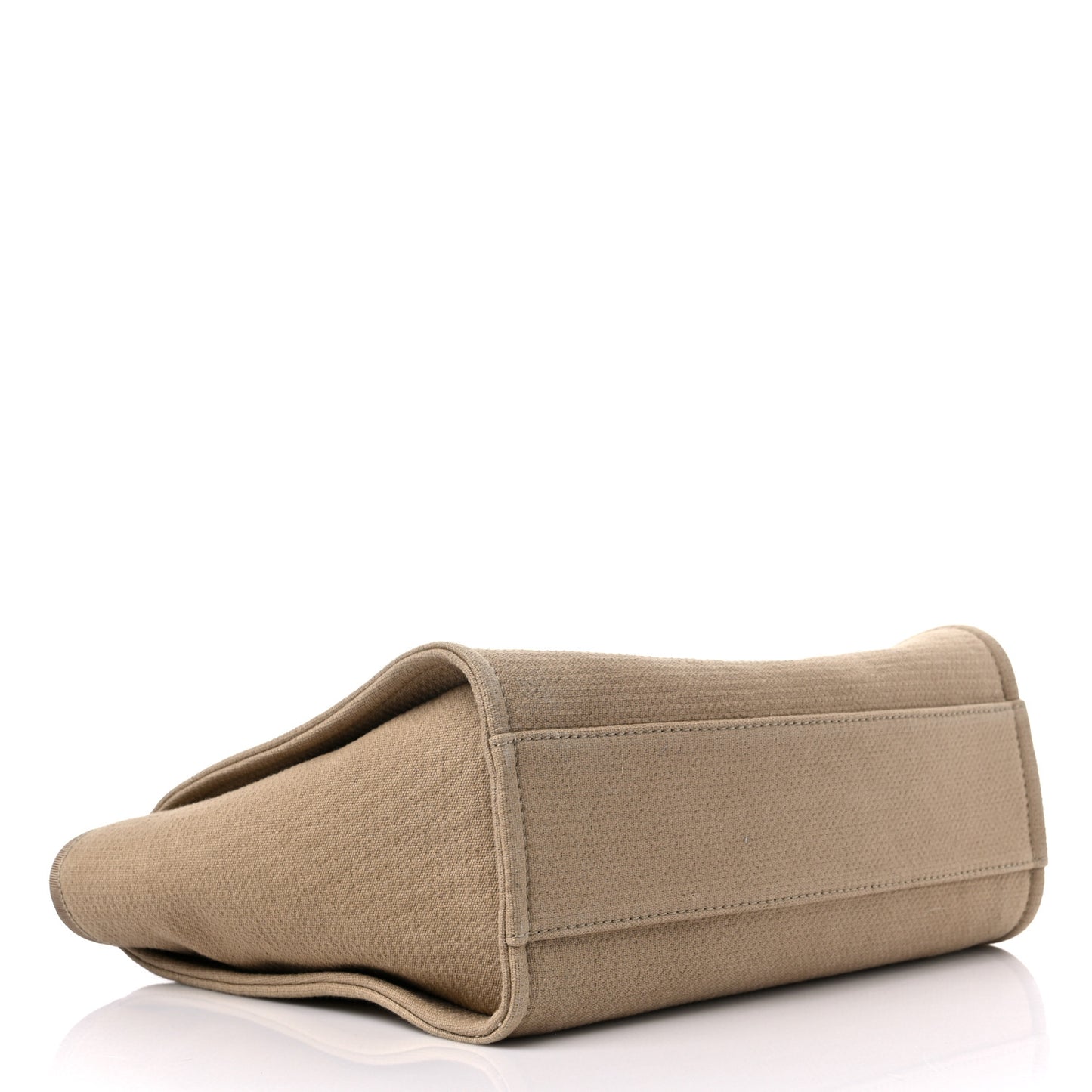 Mixed Fibers Small Deauville Tote Beige