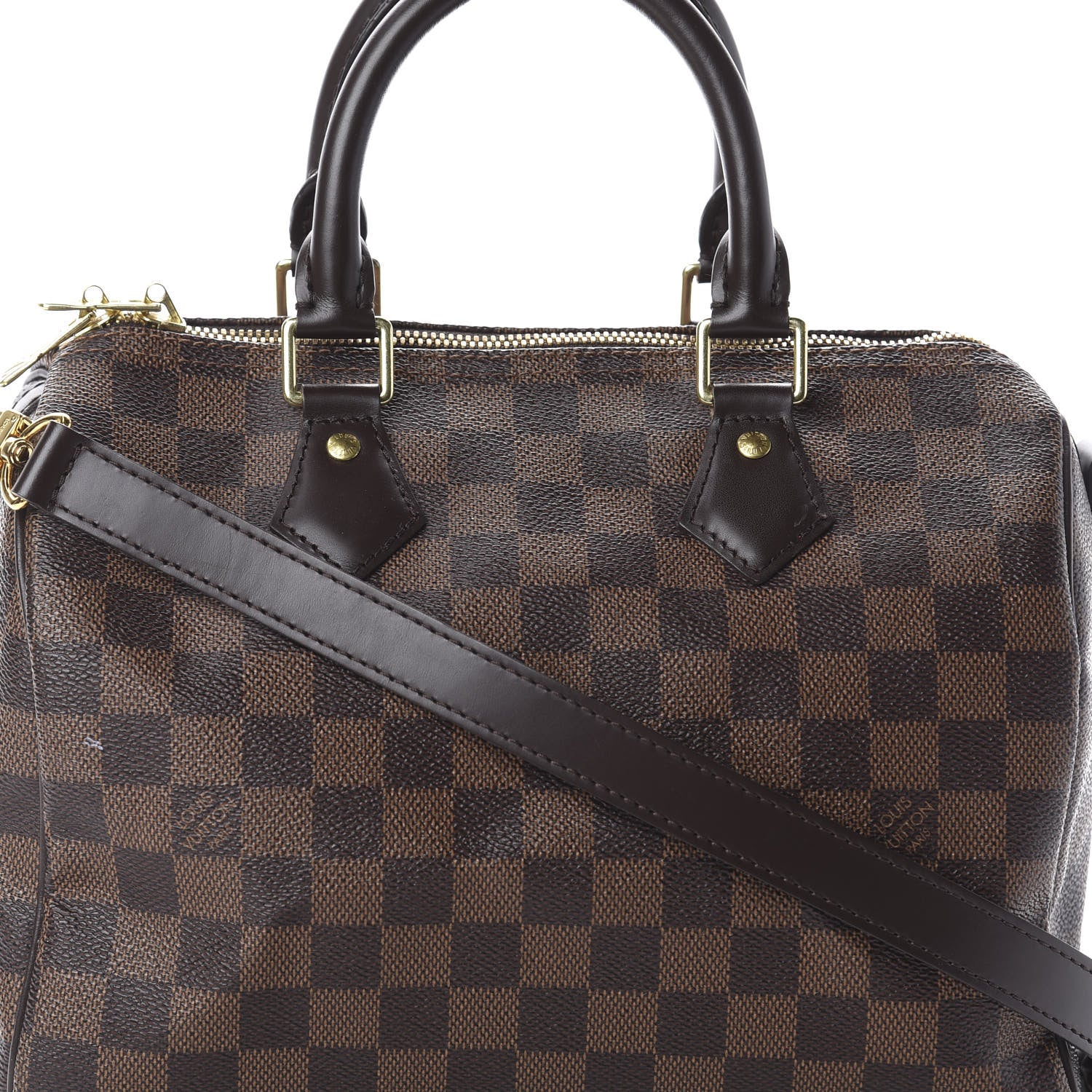 Louis Vuitton Damier Ebene Speedy Bandouliere 25 8 of 8