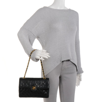 Chanel Lambskin Medium Single Flap Black 2 of 8
