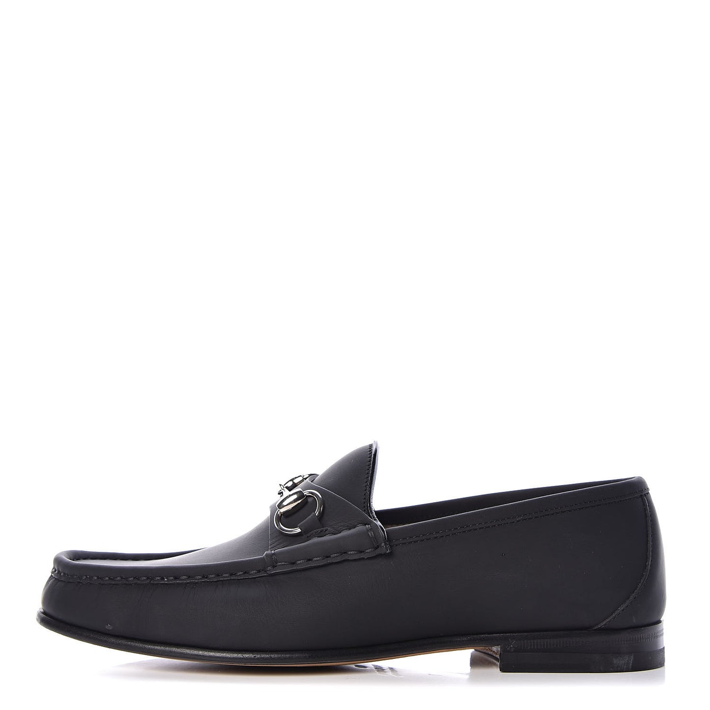 Calfskin Mens 1953 Horsebit Loafers 7 Black