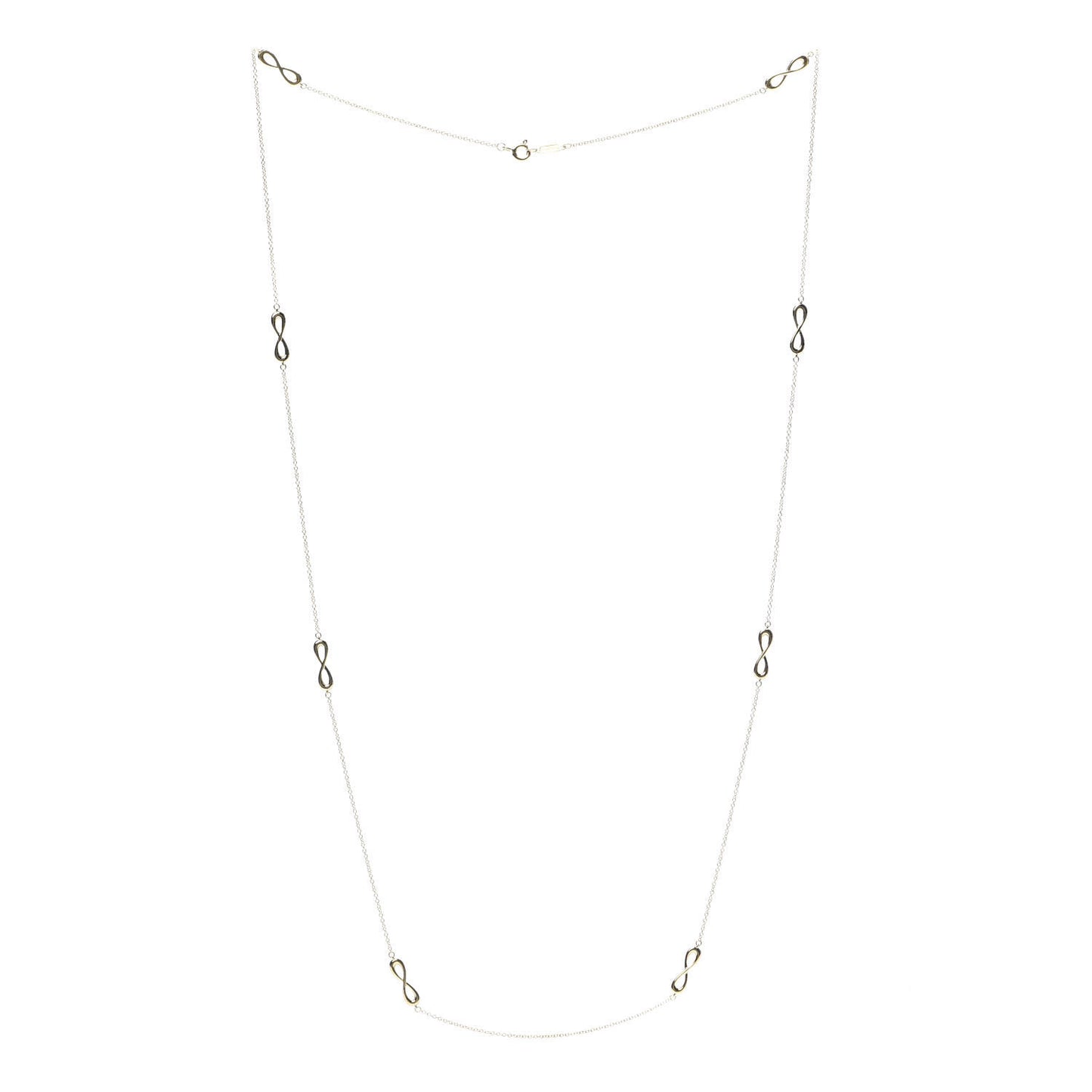 18K Yellow Gold Infinity Endless Necklace