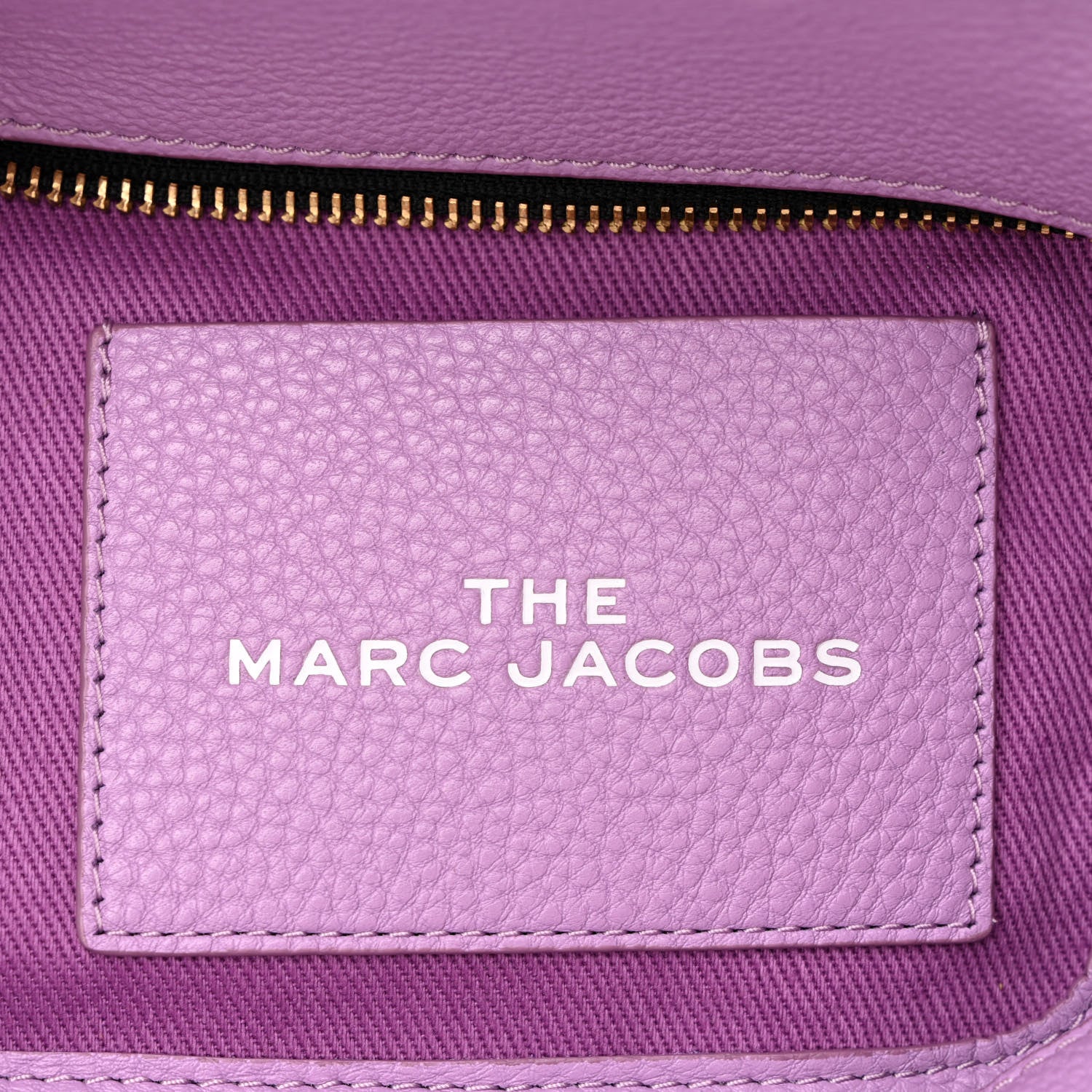 Marc Jacobs Grained Calfskin Small The Tote Bag Regal Orchid 6 of 10
