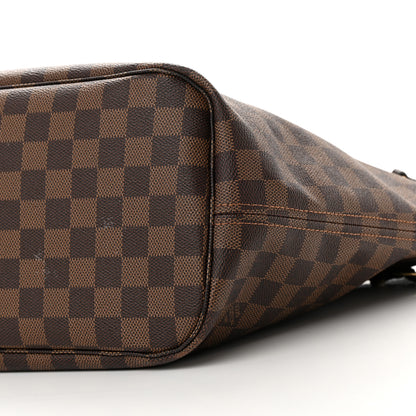 Louis Vuitton Damier Ebene Neo Neverfull MM Rose Ballerine 9 of 11