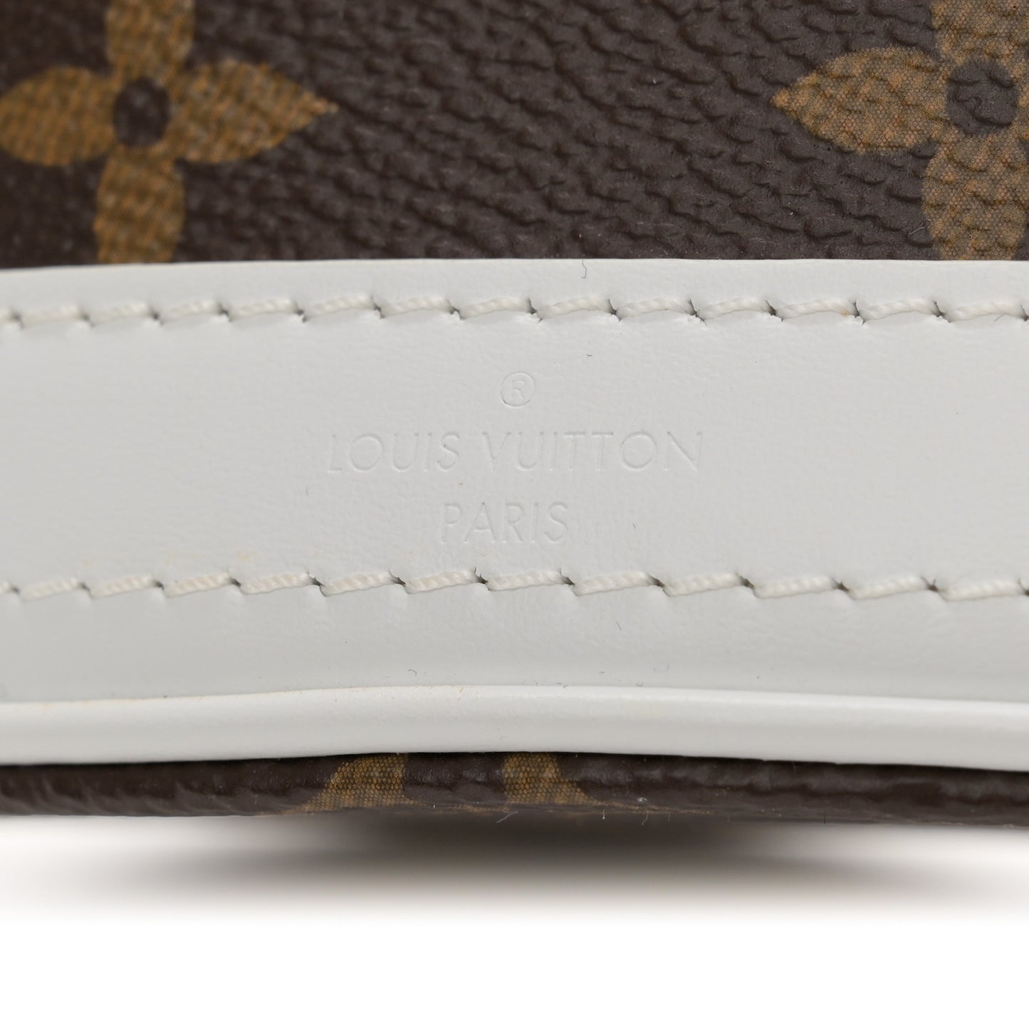 Monogram LV Match Nano Bucket Bag White