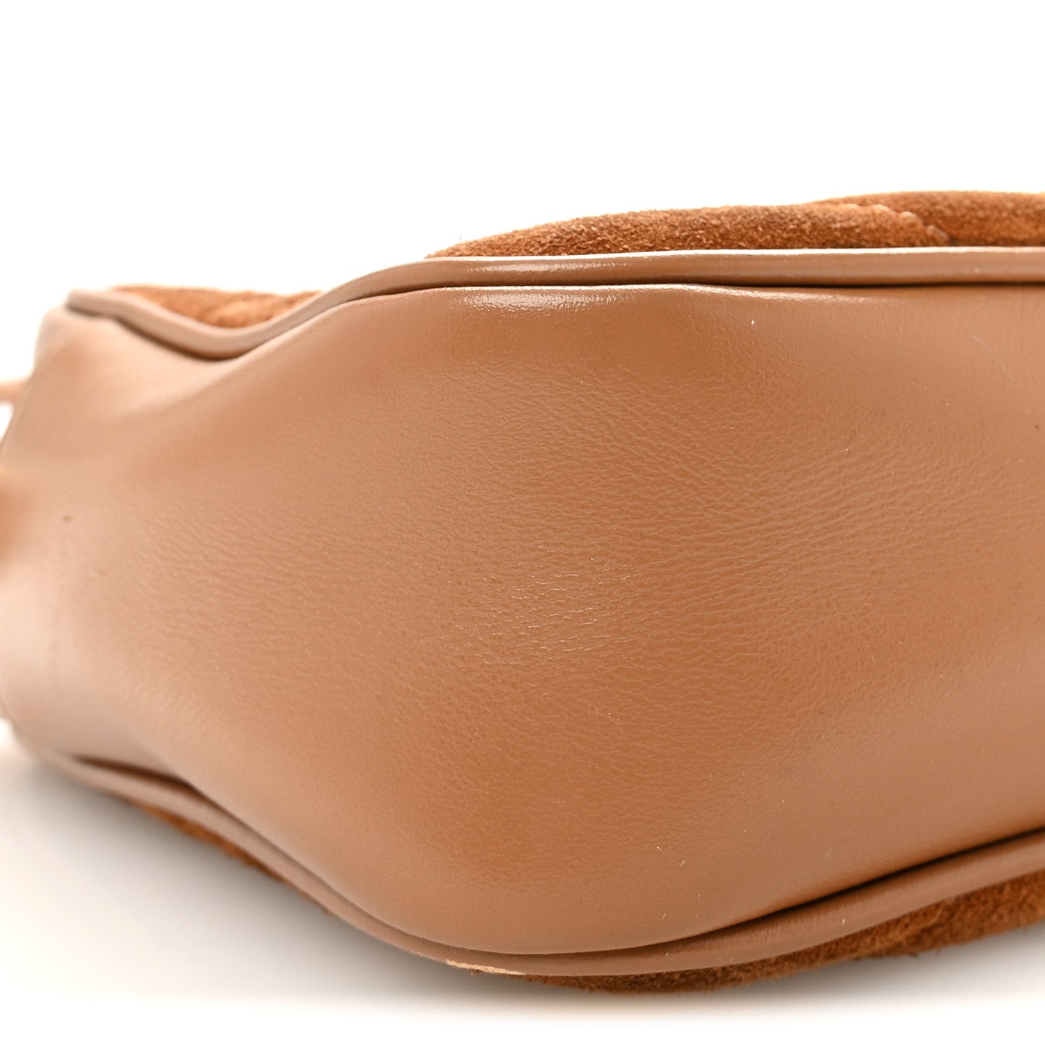 Saint Laurent Suede Matelasse Monogram Lou Camera Bag Cinnamon 8 of 9