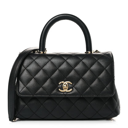 Chanel Caviar Quilted Mini Coco Handle Flap Black 1 of 9