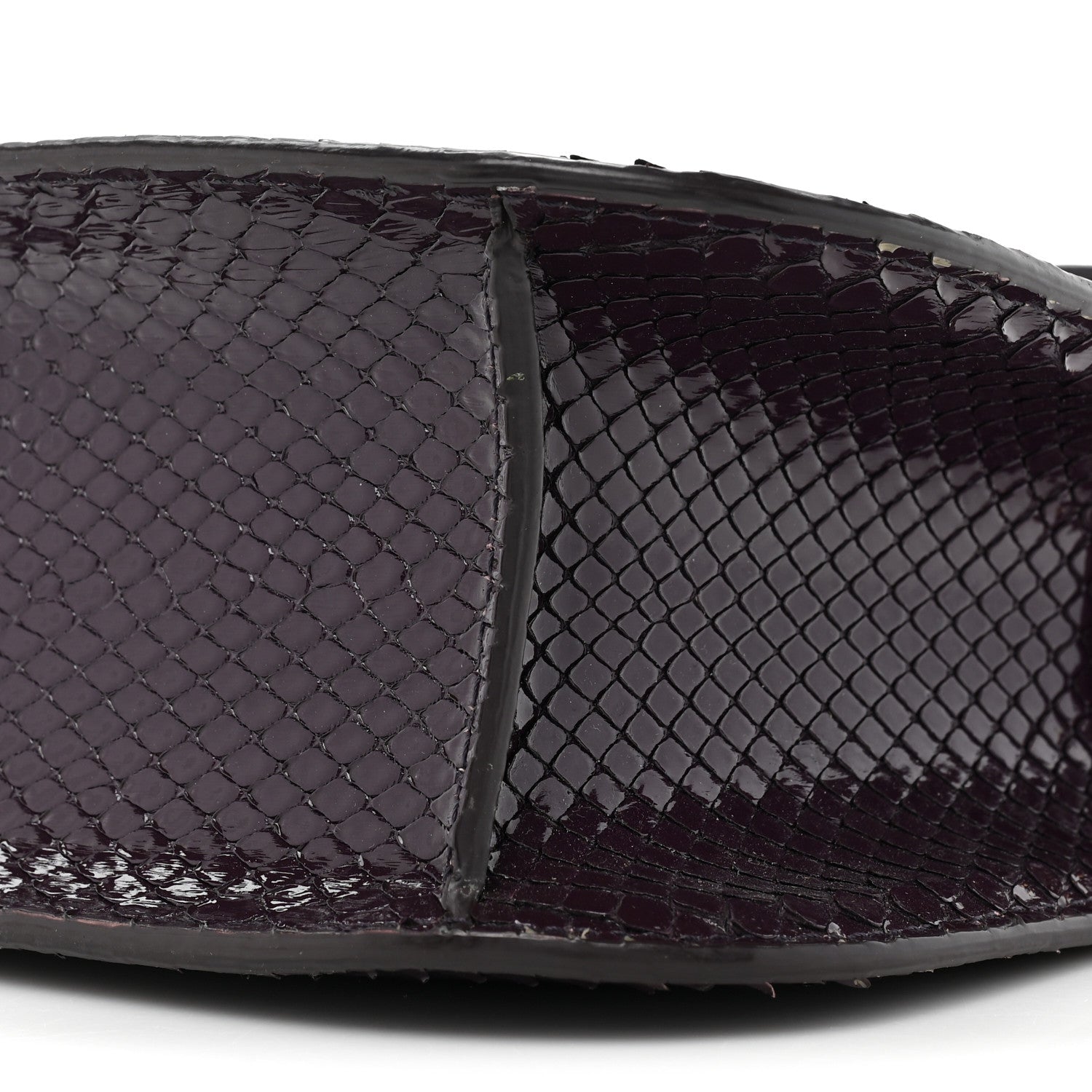 Tom Ford Snakeskin Small T Clasp Tara Crossbody Bag Burgundy 7 of 13