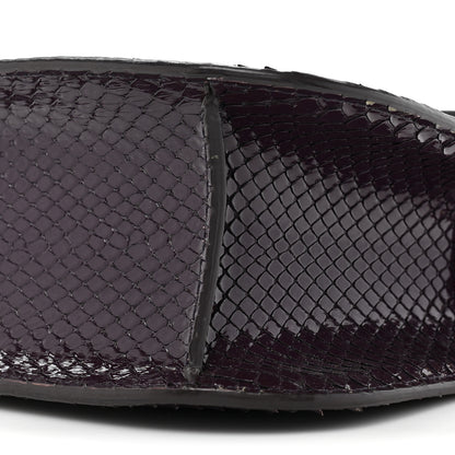 Tom Ford Snakeskin Small T Clasp Tara Crossbody Bag Burgundy 7 of 13