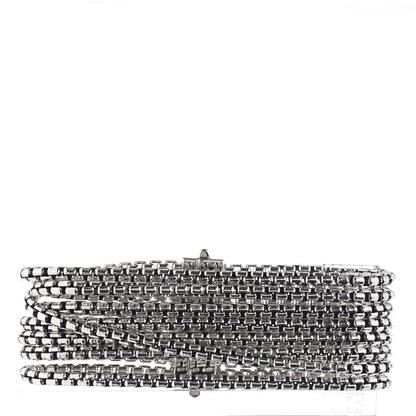 David Yurman Sterling Silver Eight-Row Box Chain Bracelet 1 of 4