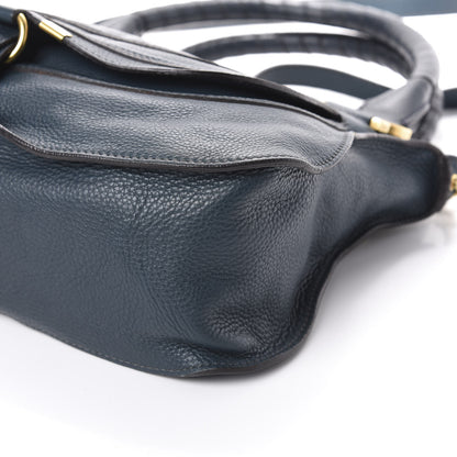 Chloe Calfskin Medium Marcie Satchel Blue 9 of 9
