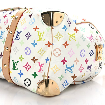 Louis Vuitton Monogram Multicolor Keepall 45 White 8 of 8