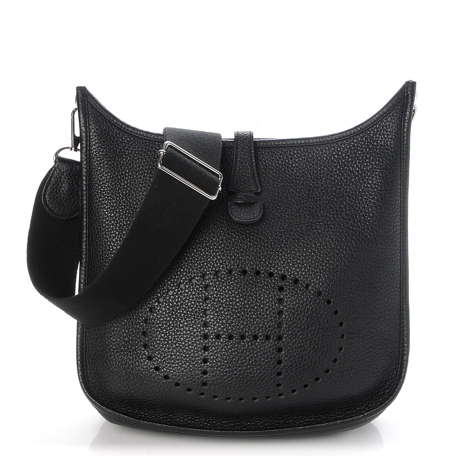 Hermes Taurillon Clemence Evelyne III PM Black 1 of 7