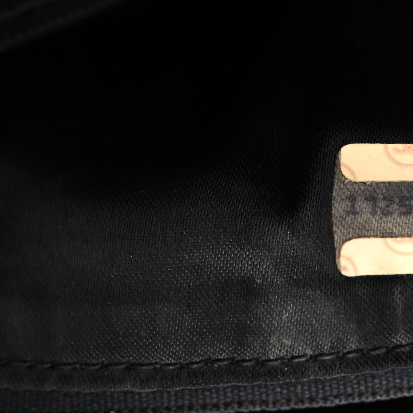 Patent Quilted Tassel Camera Case Black