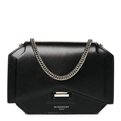 Givenchy Calfskin Bow Cut Chain Wallet Black 1 of 10