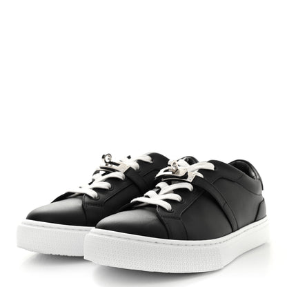 Hermes Calfskin Day Sneakers 37 Black 3 of 9