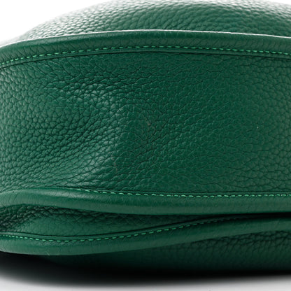 Hermes Taurillon Clemence EVELYNE III PM Malachite 9 of 13