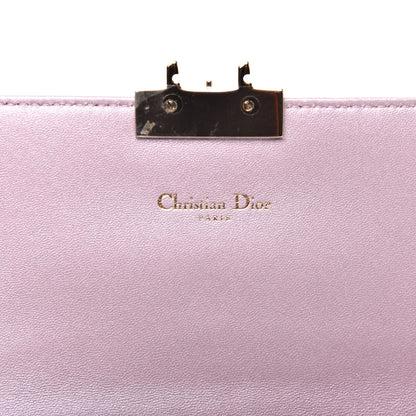 Christian Dior Pearly Lambskin Cannage Miss Dior Promenade Pouch Lotus 8 of 11