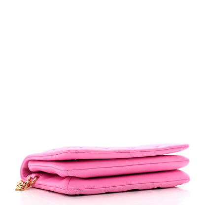 Louis Vuitton Lambskin Embossed Monogram Vuittamins Pochette Coussin Rose Violet 4 of 11