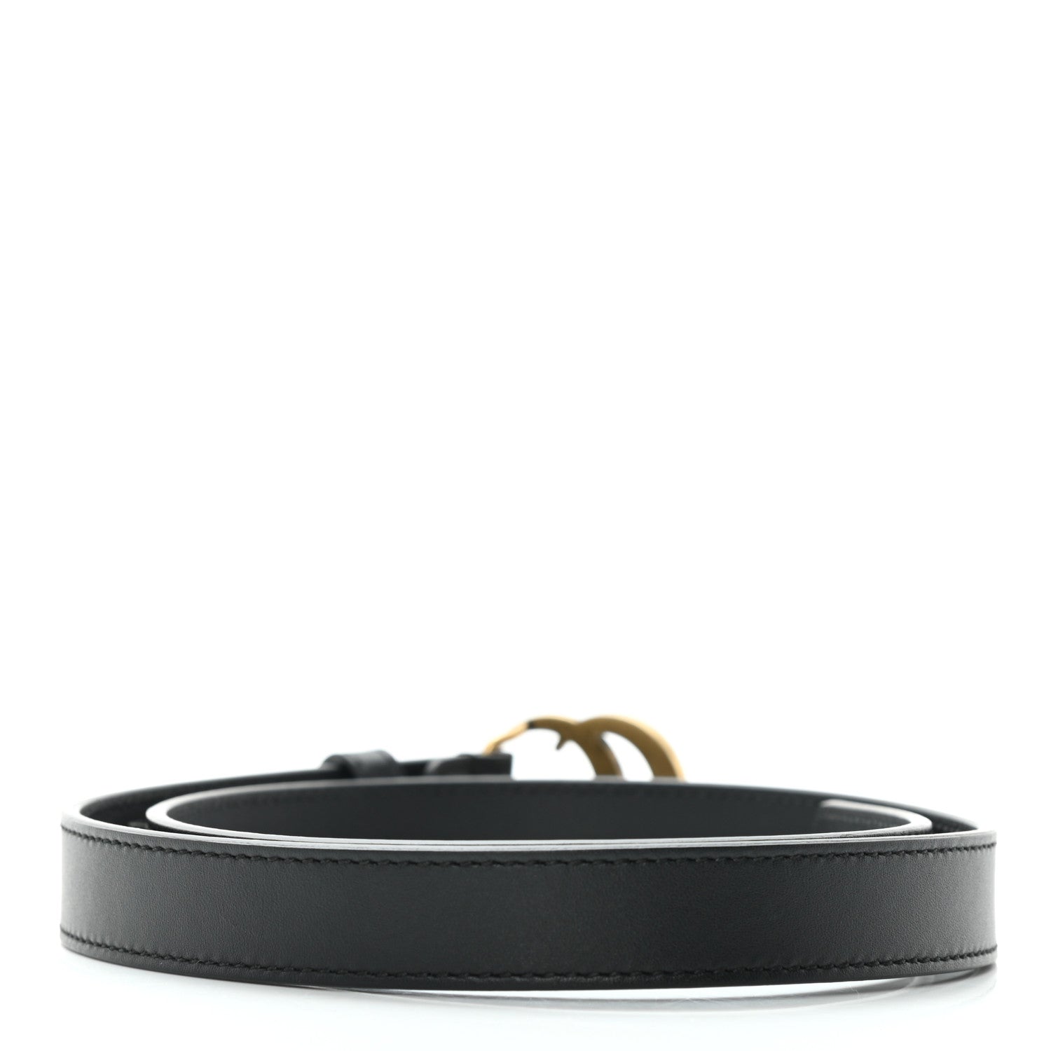 Gucci Calfskin Double G 20mm Belt 70 28 Black 2 of 5