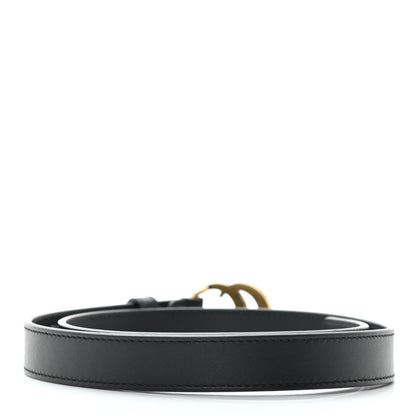Gucci Calfskin Double G 20mm Belt 70 28 Black 2 of 5