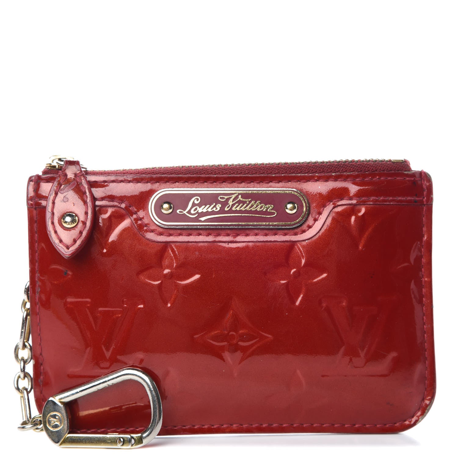 Louis Vuitton Vernis Key Pouch Pomme D'Amour 1 of 15