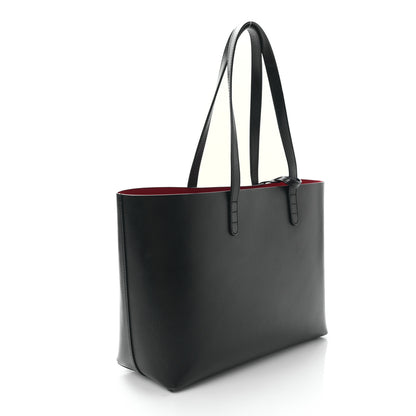 Mansur Gavriel Calfskin Large Shopping Tote Black Flamma 3 of 8