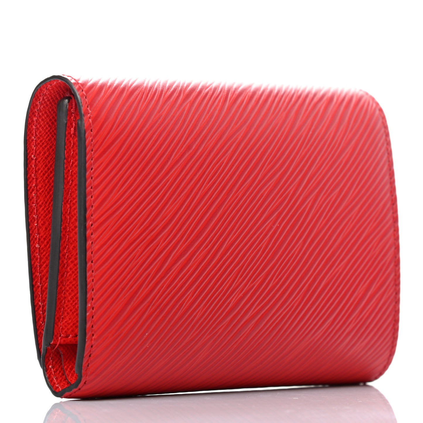 Epi Twist Compact Wallet Coquelicot