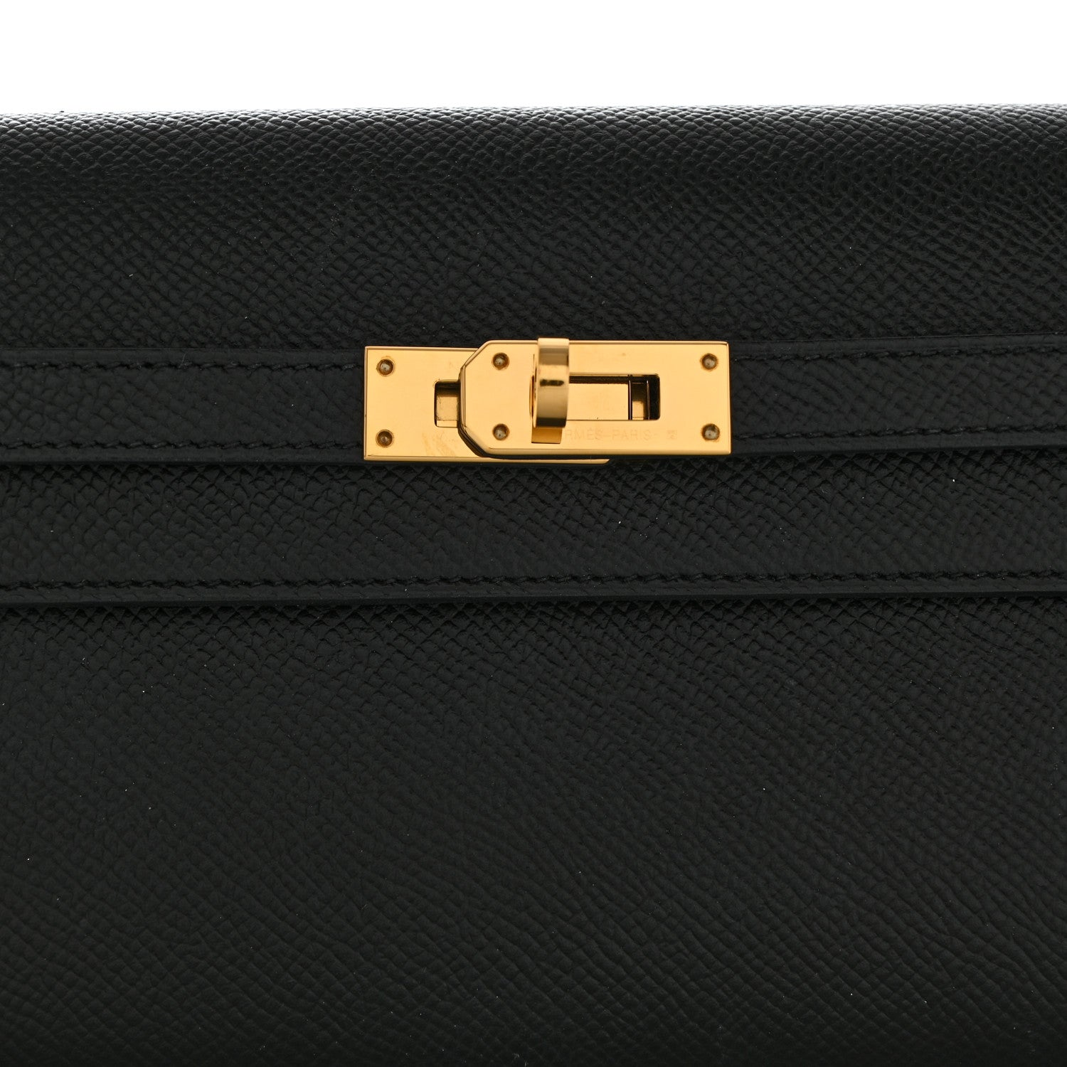 Hermes Epsom Kelly Wallet To Go Black 8 of 10