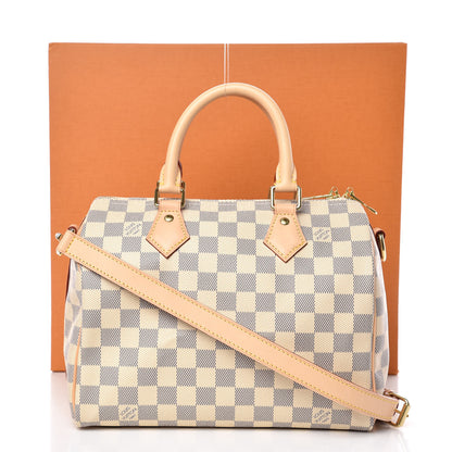 Louis Vuitton Damier Azur Speedy Bandouliere 25 9 of 9