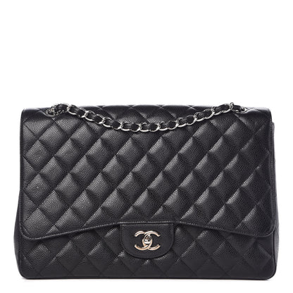 Chanel Caviar Quilted Maxi Single Flap Black 1 of 10