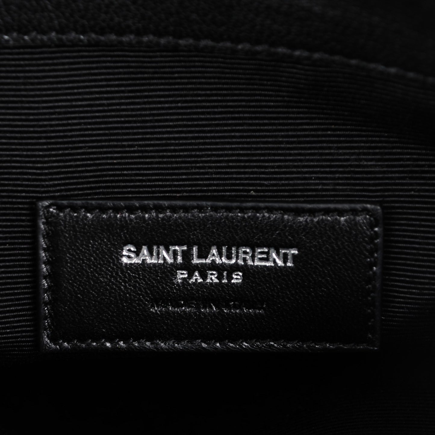 Calfskin Zip Messenger Bag Black