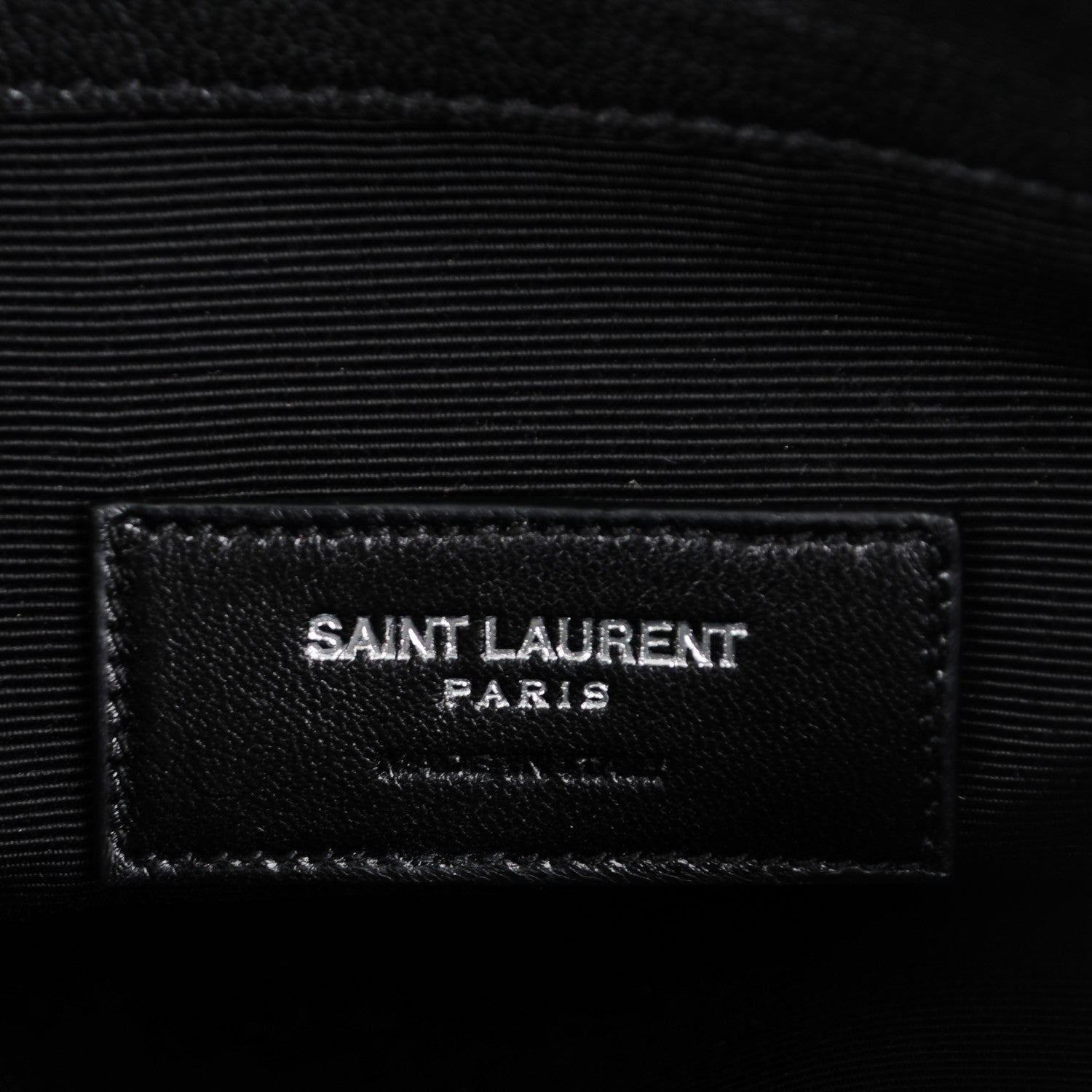 Saint Laurent Calfskin Zip Messenger Bag Black 6 of 6