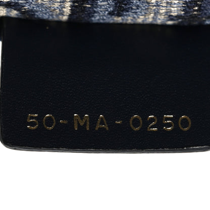 Christian Dior Oblique Medium Book Tote Blue Multicolor 7 of 13