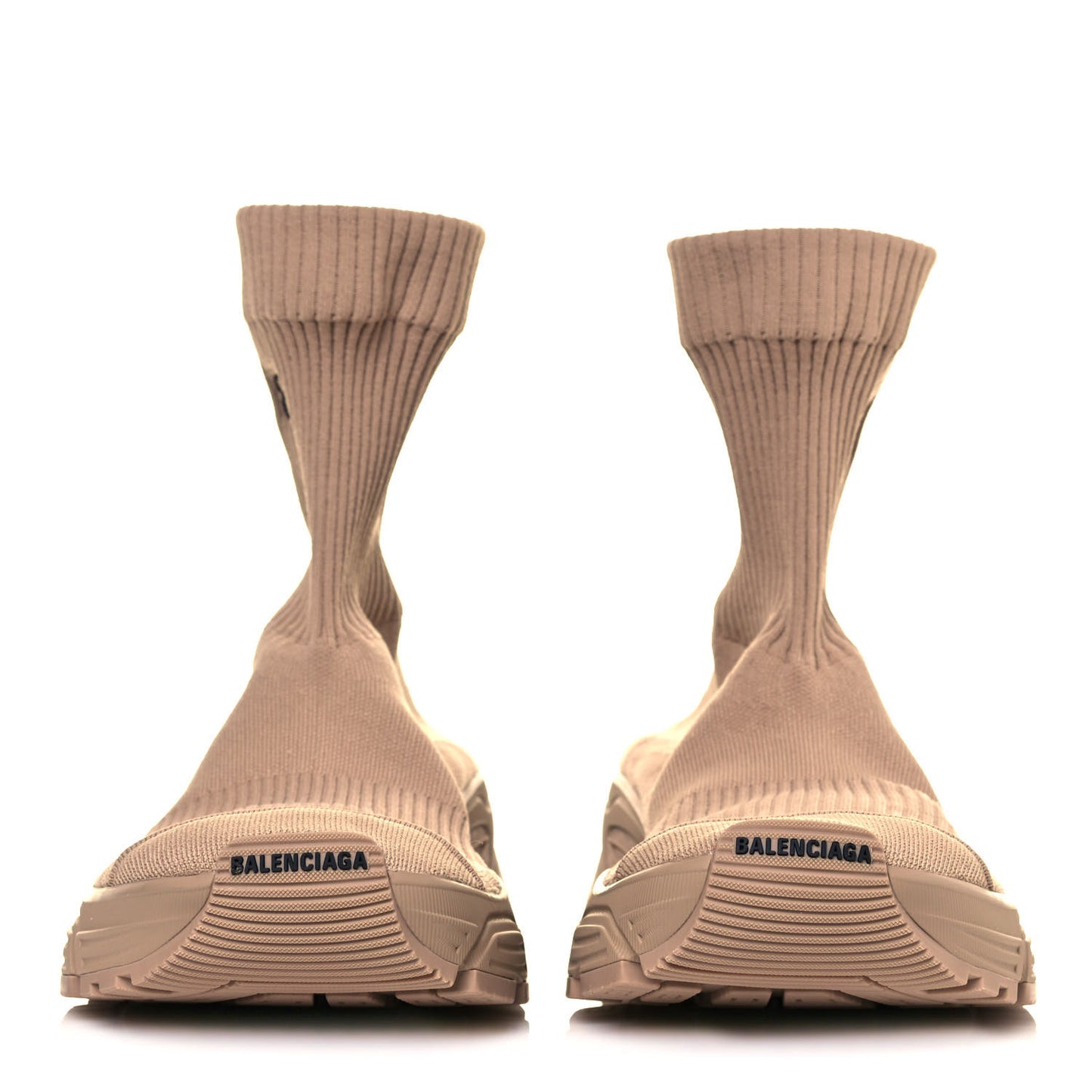 Technical Ribbed 3D Recycled Knit Womens Speed 3.0 Sneakers 41 Monocolor Beige