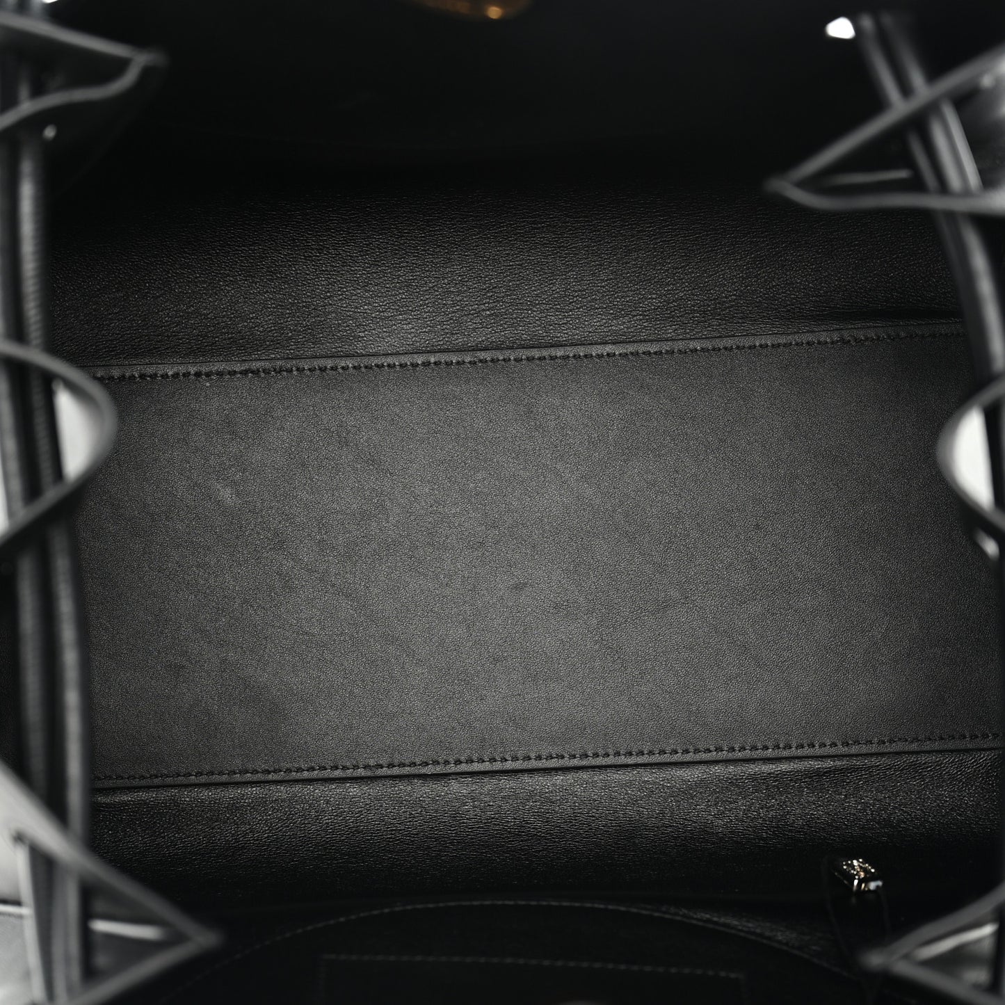 Supple Calfskin Medium Madrid Bag Black