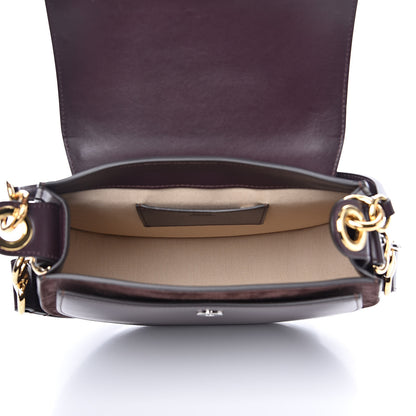 Chloe Calfskin Large Tess Bag Black Raisin 5 of 9