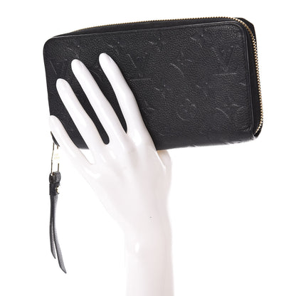 Louis Vuitton Empreinte Zippy Wallet Black 2 of 9