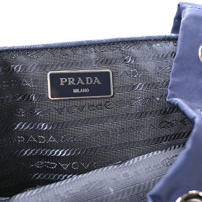 Prada Tessuto Nylon Saffiano Vela Medium Backpack Baltico 6 of 11