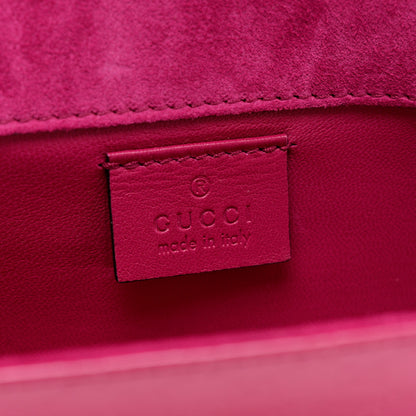 Gucci Patent Microguccissima Small Broadway Clutch Peonia Flower 6 of 7