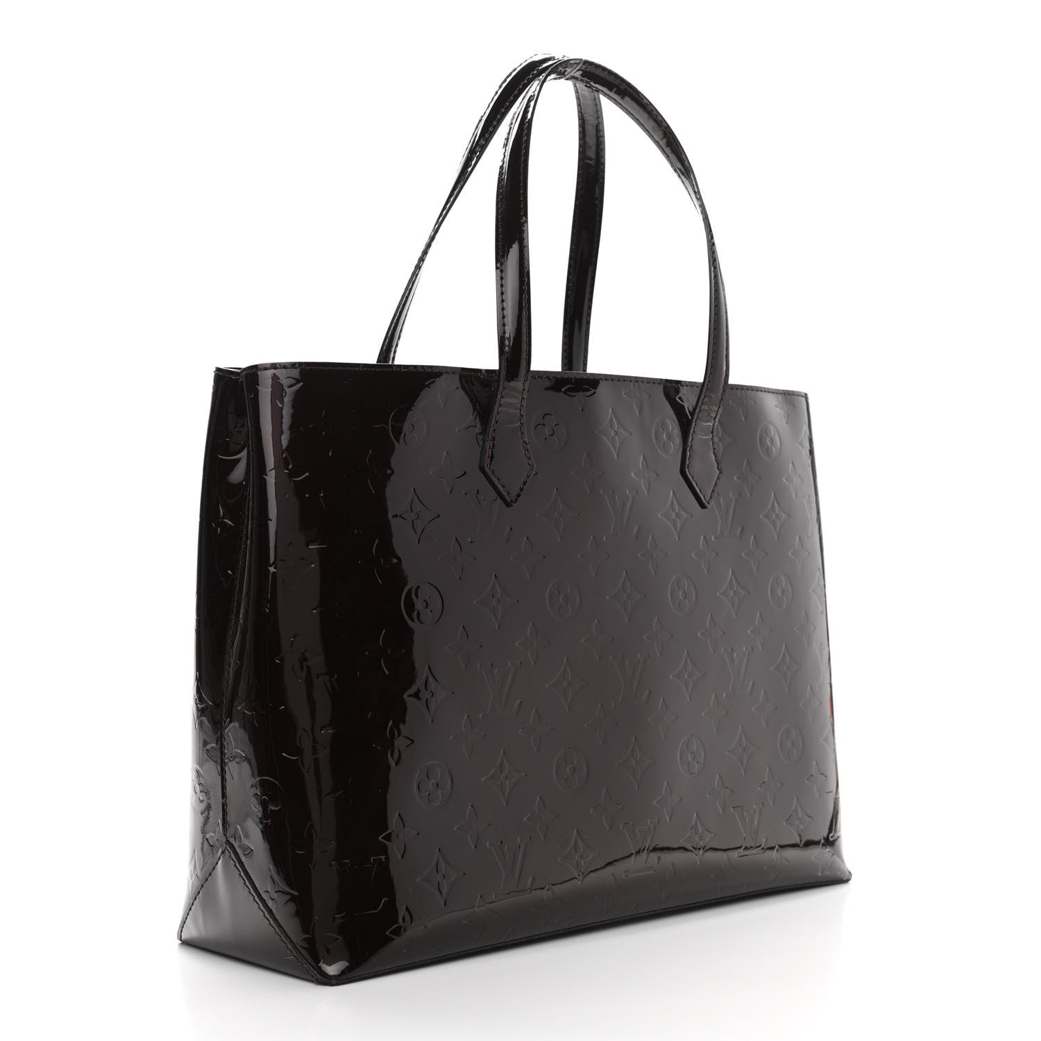 Louis Vuitton Vernis Wilshire MM Amarante 3 of 9