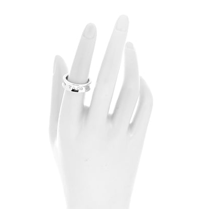 Tiffany Sterling Silver 1837 Band Ring 54 7 2 of 4