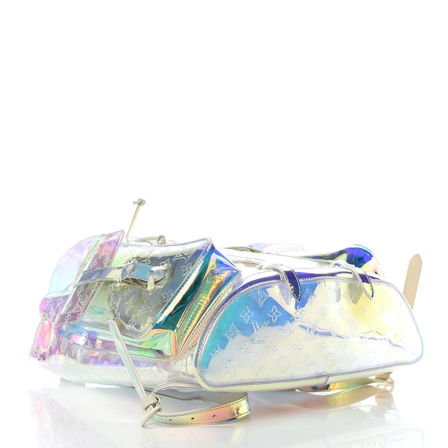 PVC Monogram Christopher Backpack GM Iridescent Prism