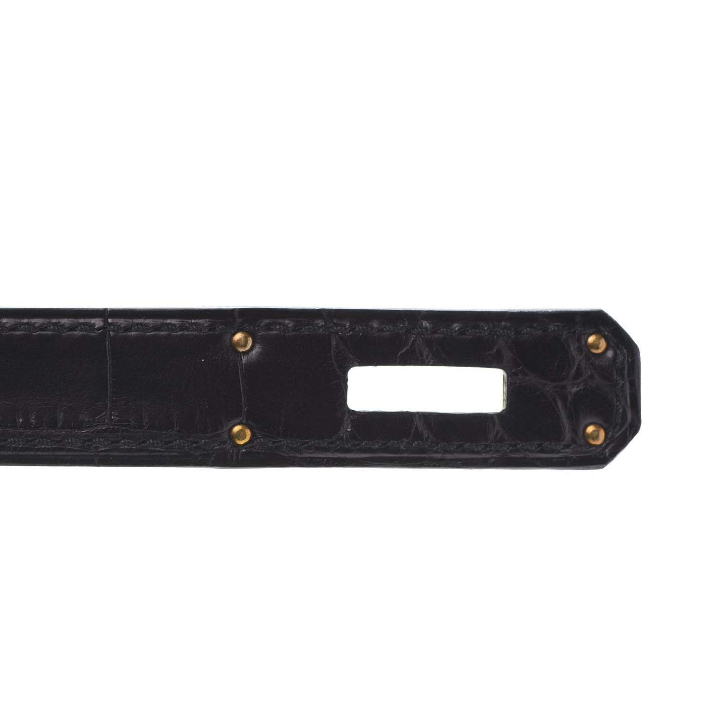 Togo Matte Alligator Birkin Touch 30 Black