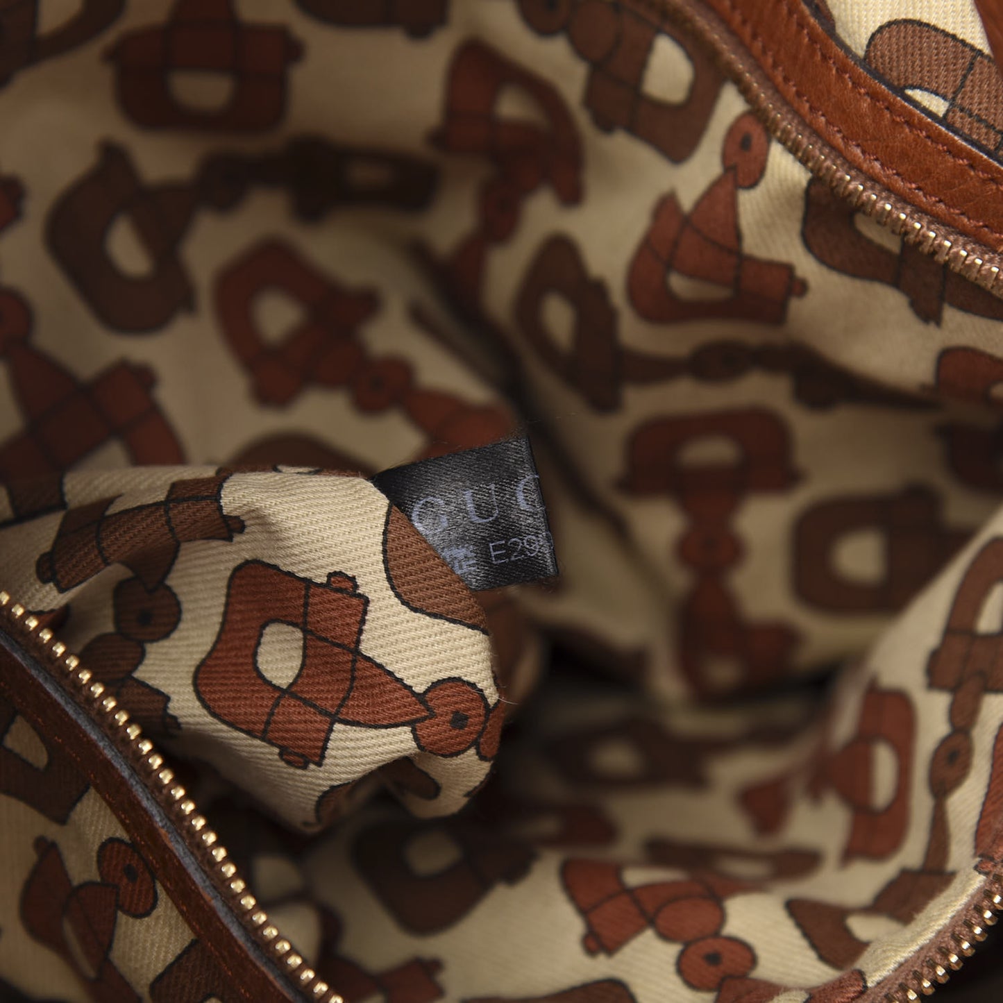 Calfskin Medium Indy Top Handle Bag Brown