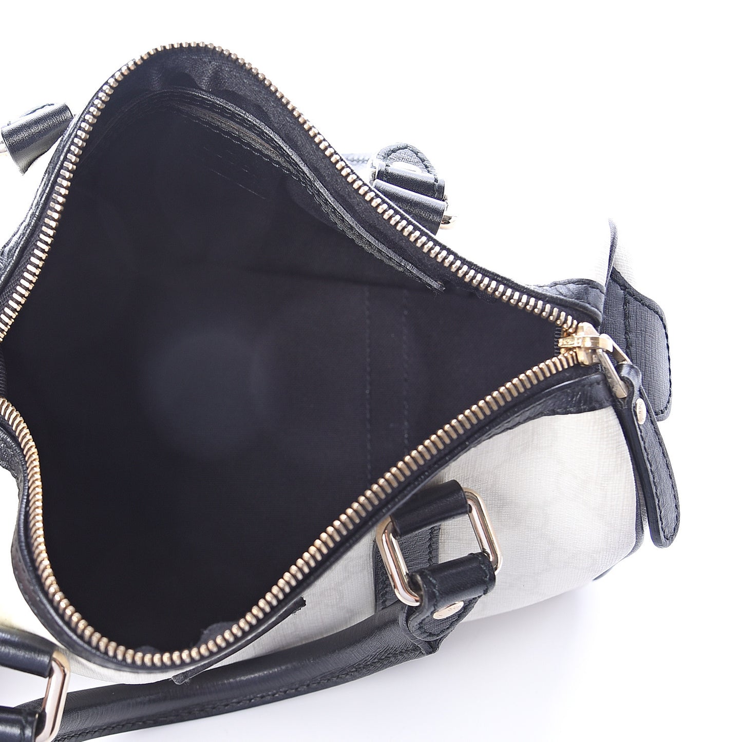 GG Plus Monogram Small Joy Boston White Black